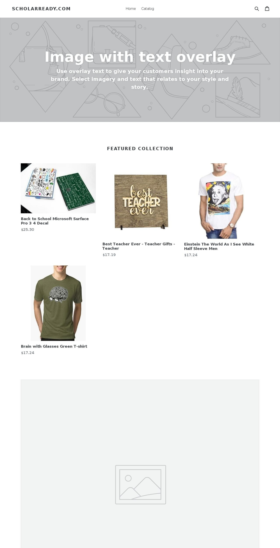 scholarready.com — Shopify storefront screenshot