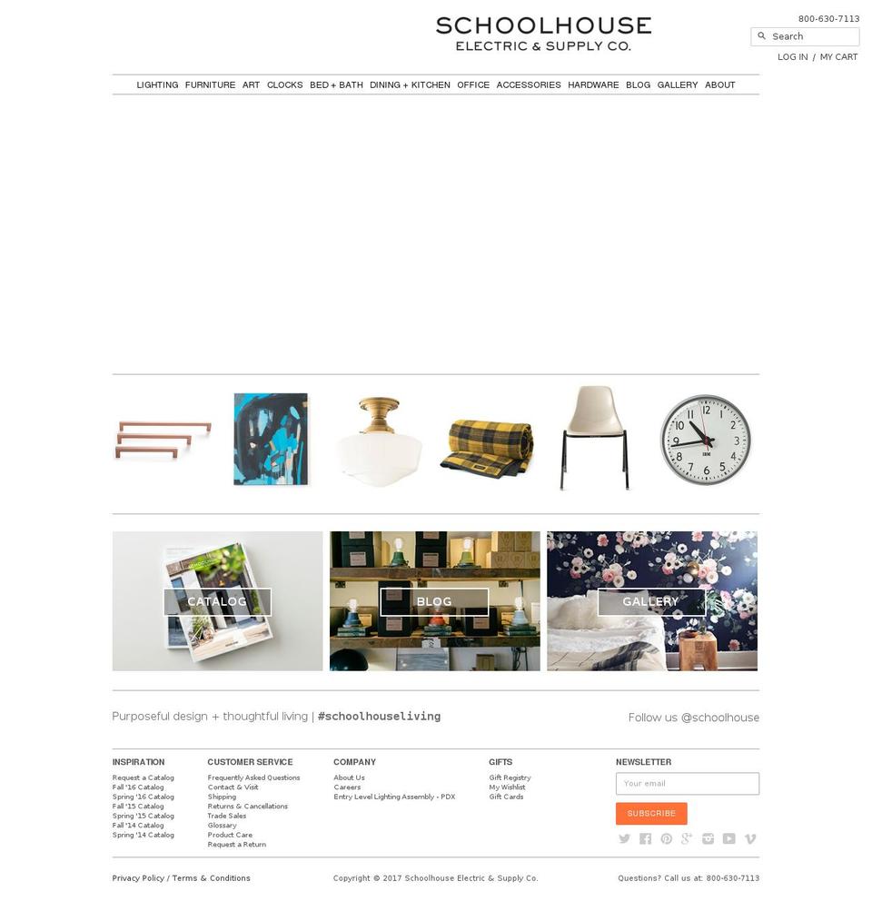 schoolhouse.com shopify website screenshot