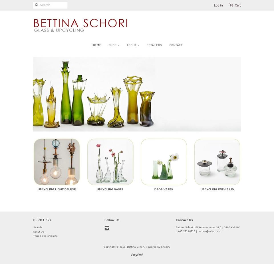 schori.dk shopify website screenshot