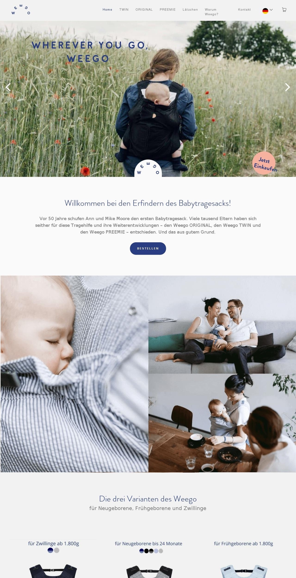 schreikind.net shopify website screenshot