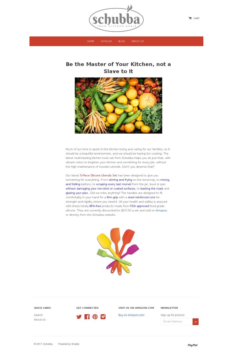 schubba.com shopify website screenshot