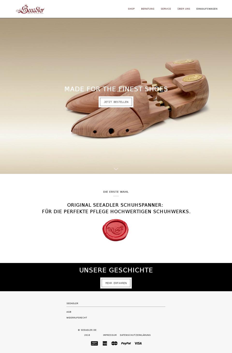 schuhspanneroutlet.com shopify website screenshot