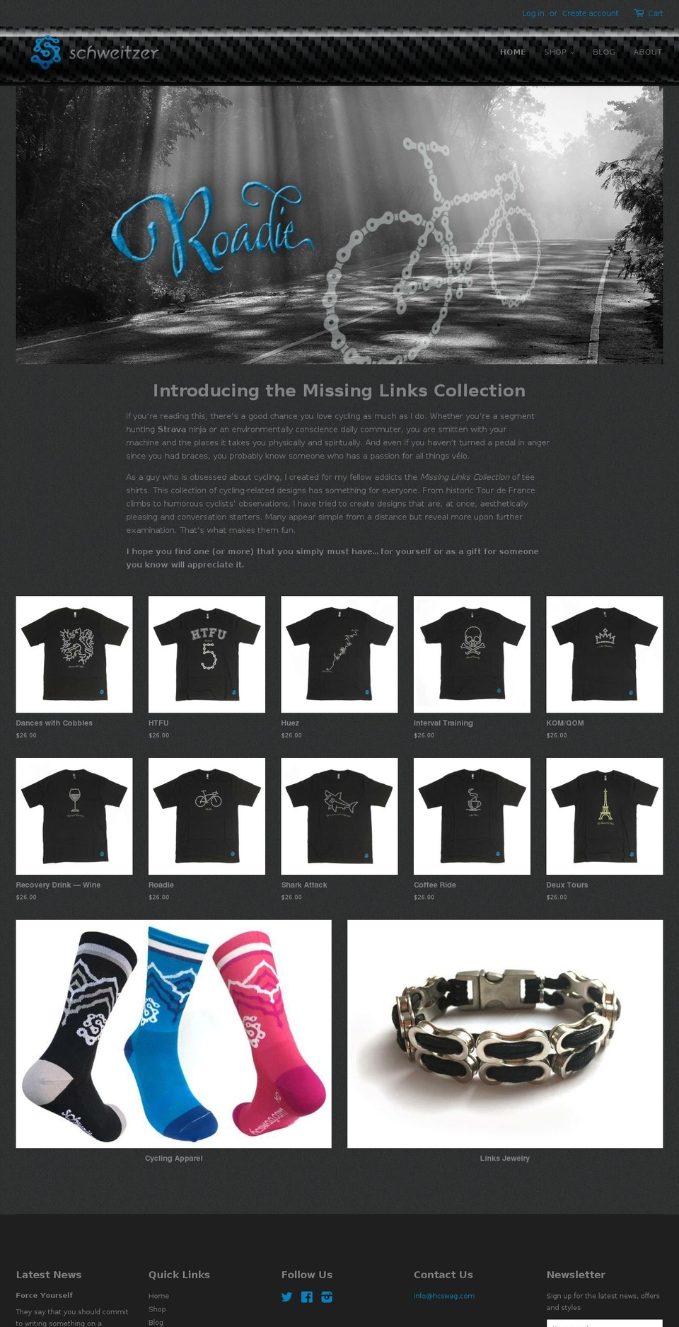 schweitzercreative.com — Shopify storefront screenshot