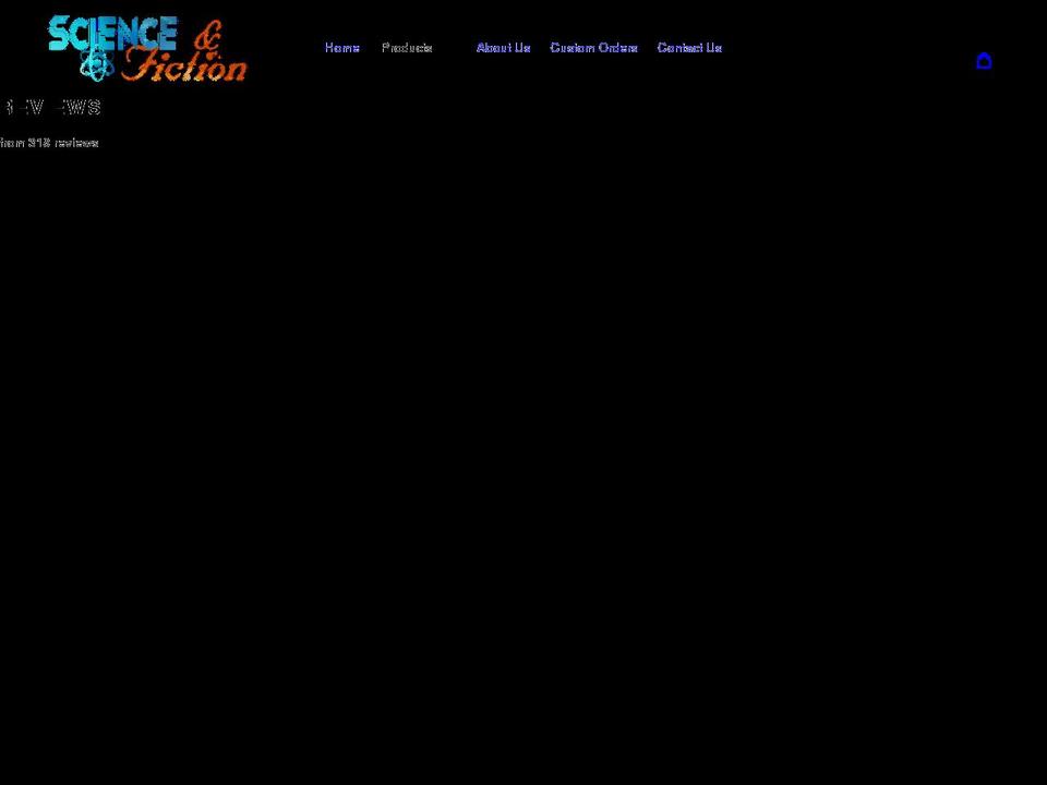 scienceandfiction.shop shopify website screenshot