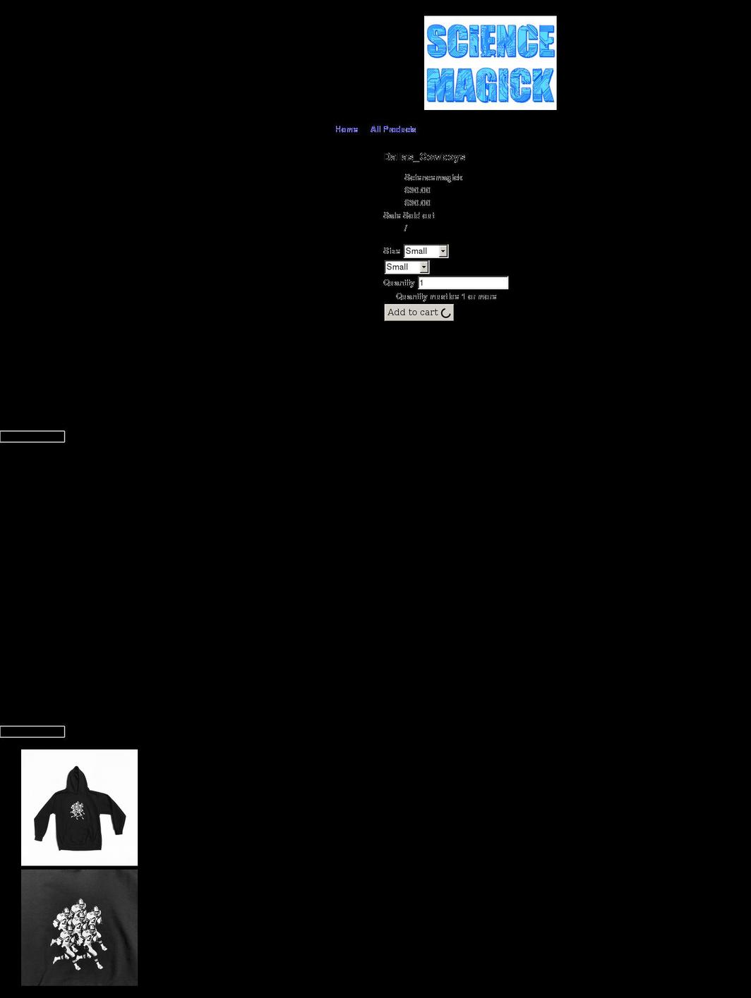sciencemagick.com shopify website screenshot