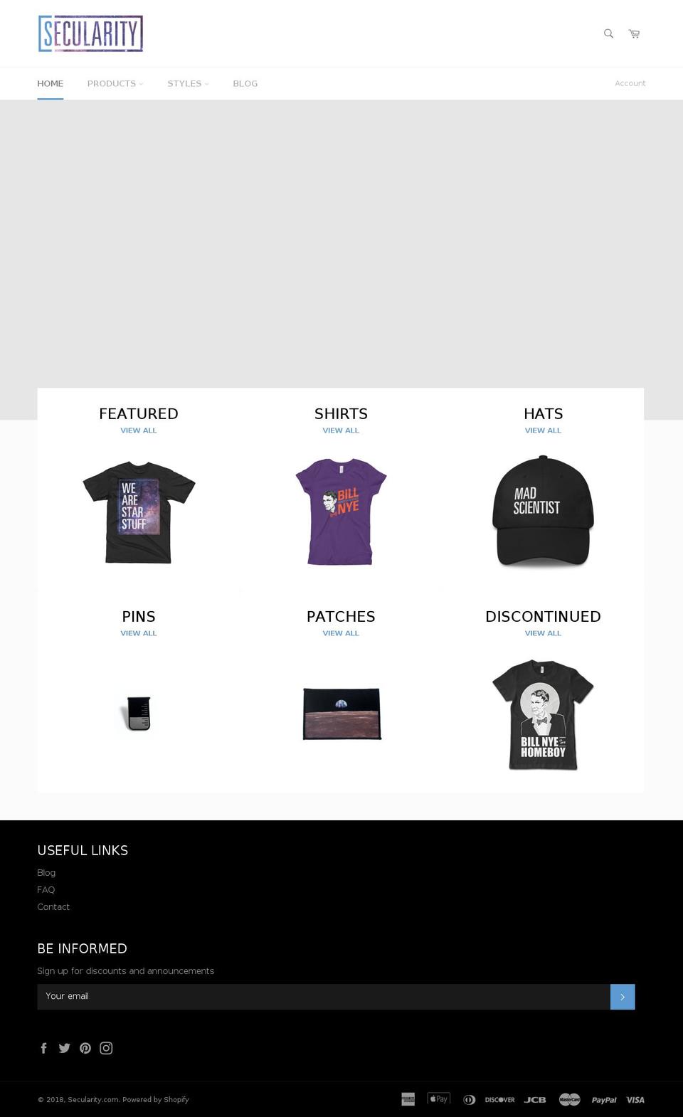 sciencepatches.com — Shopify storefront screenshot