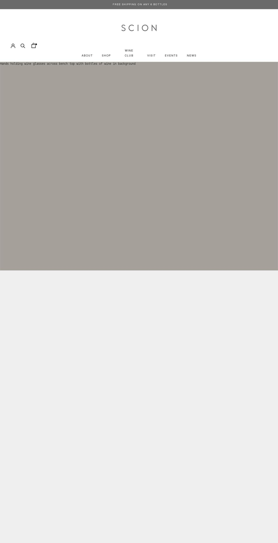 scionwine.com.au shopify website screenshot