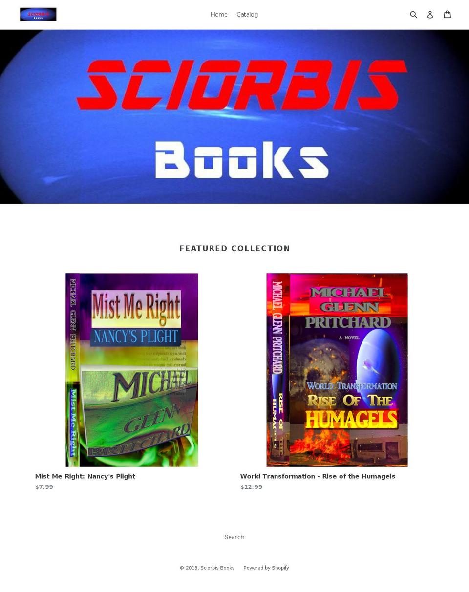 sciorbis.com — Shopify storefront screenshot