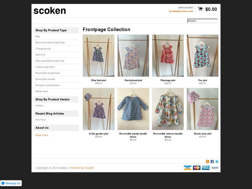 scoken.com — Shopify storefront screenshot