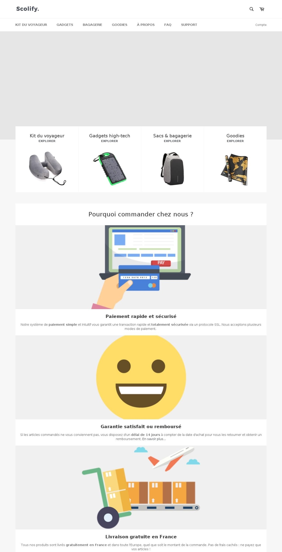 scolify.com — Shopify storefront screenshot