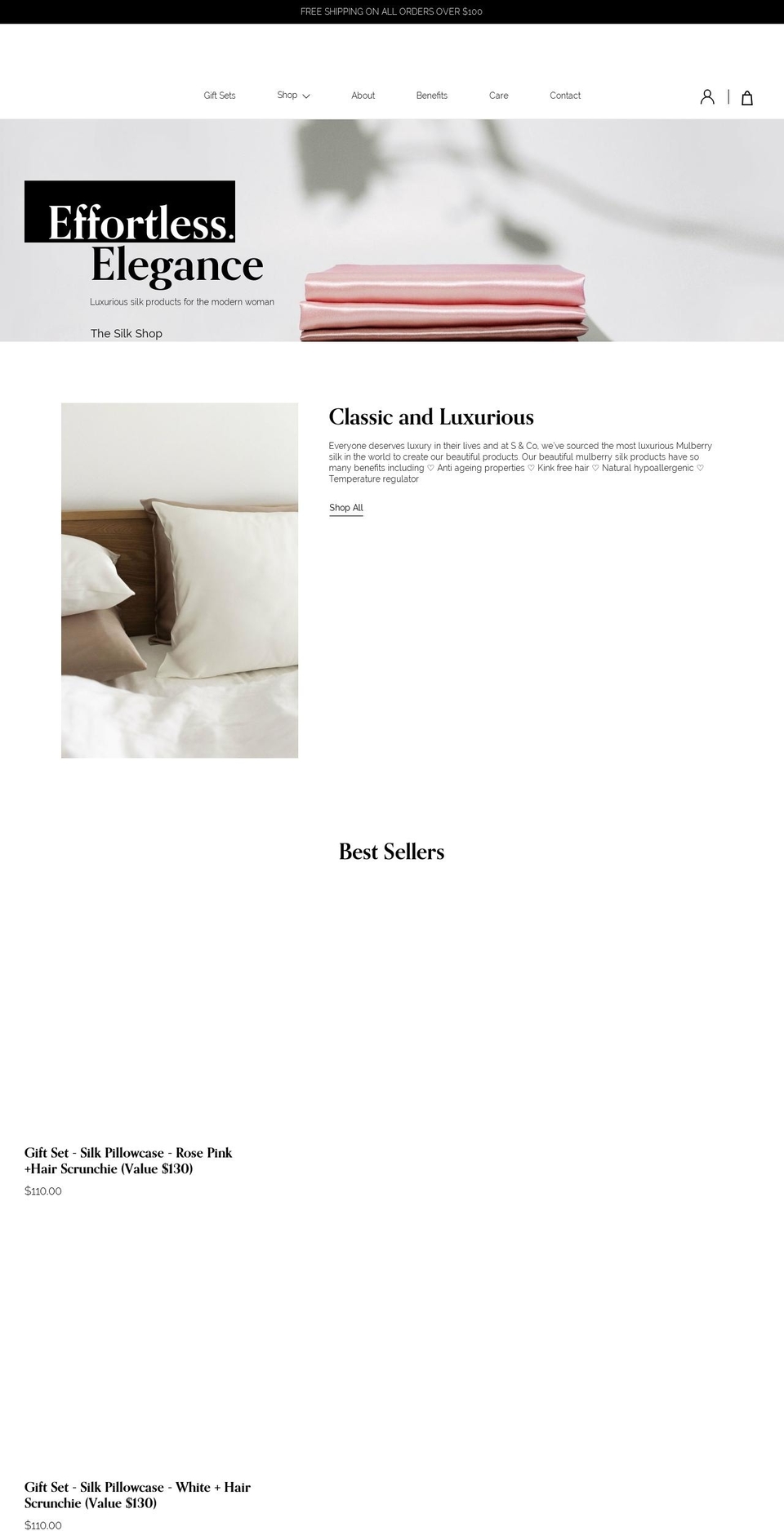 scoluxurysilk.com.au shopify website screenshot