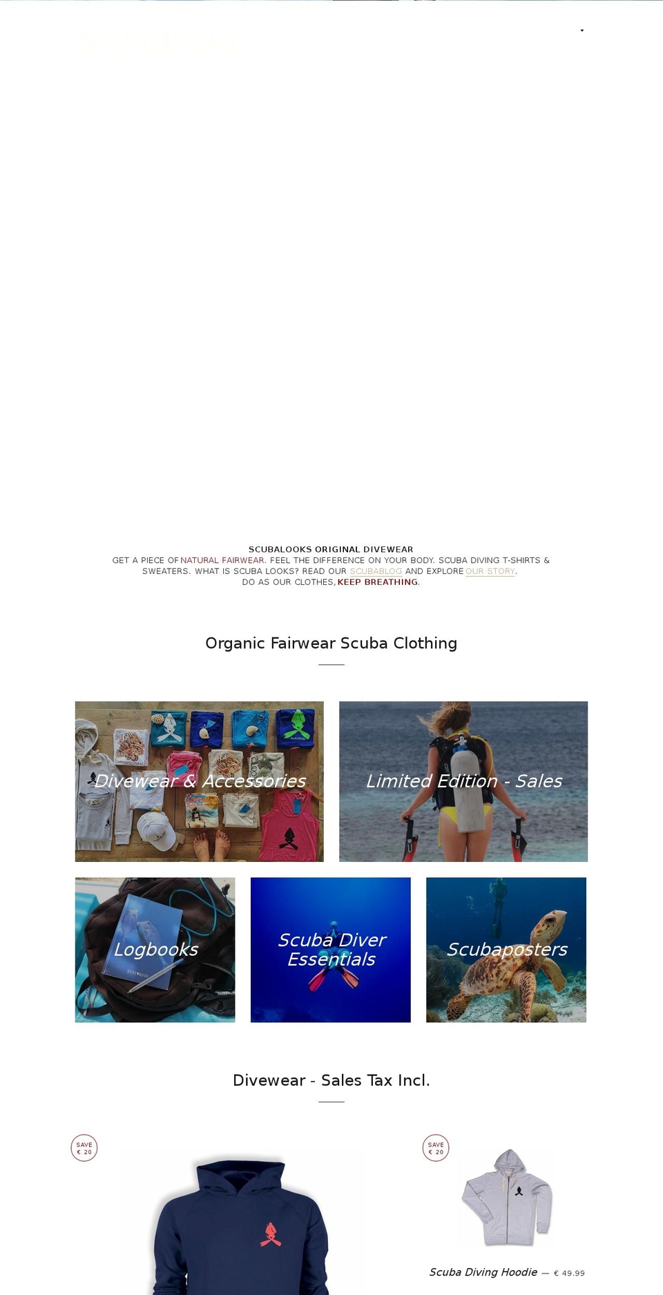 scoobalooks.com shopify website screenshot