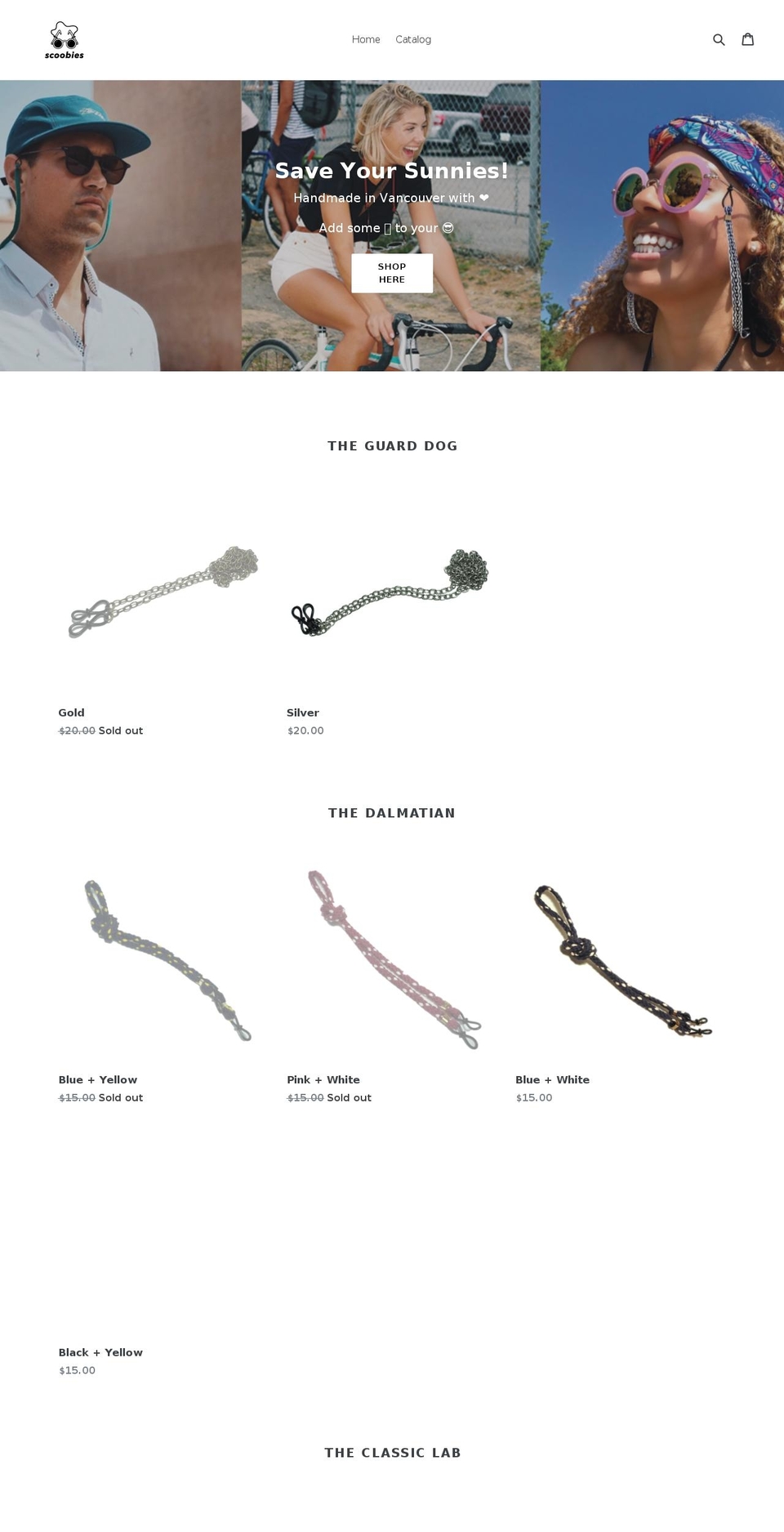 scoobiessupplyco.com — Shopify storefront screenshot
