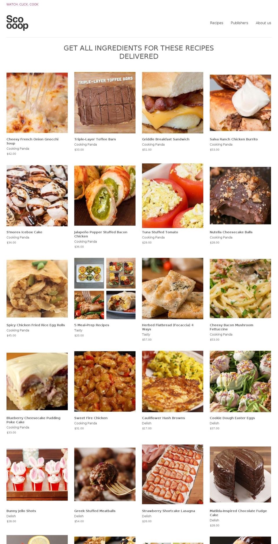 scoooop.com shopify website screenshot