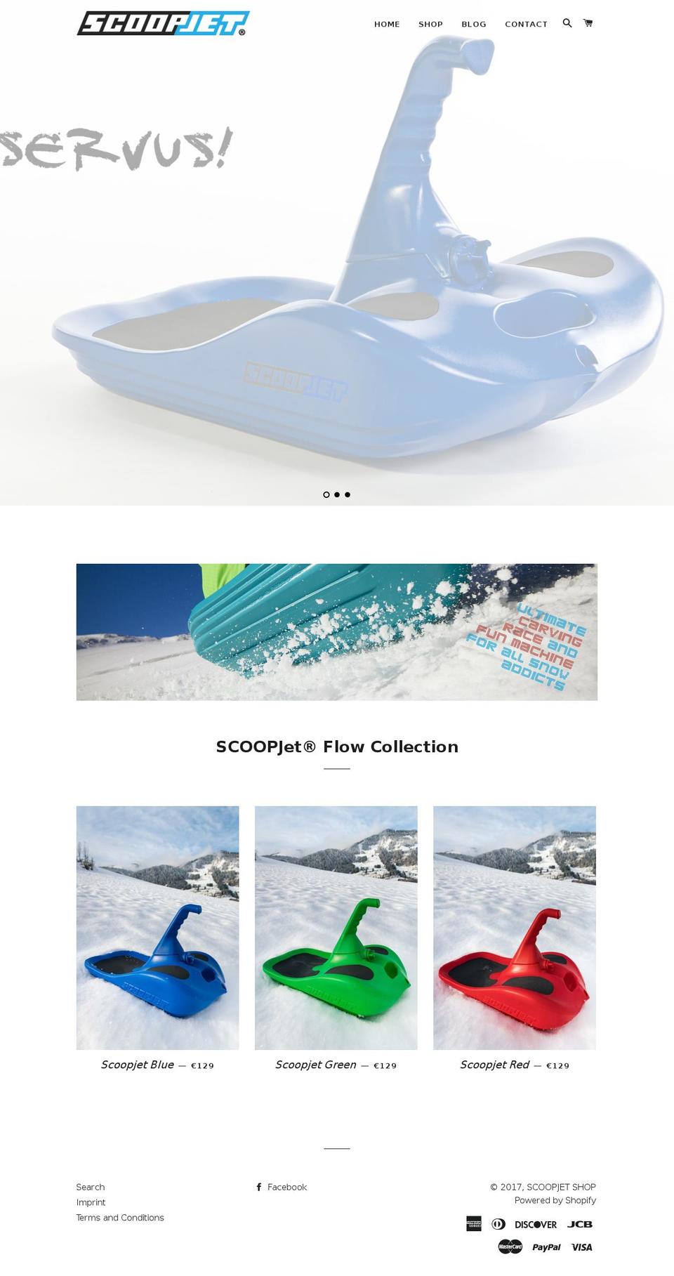 scoop-jet.de shopify website screenshot