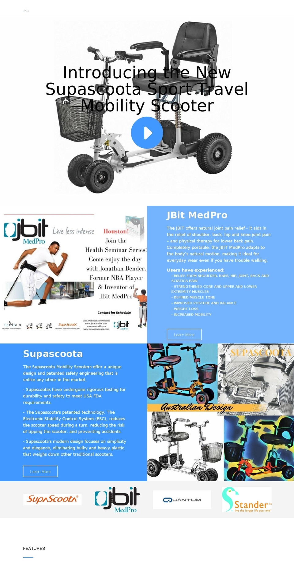 scootaid.com shopify website screenshot