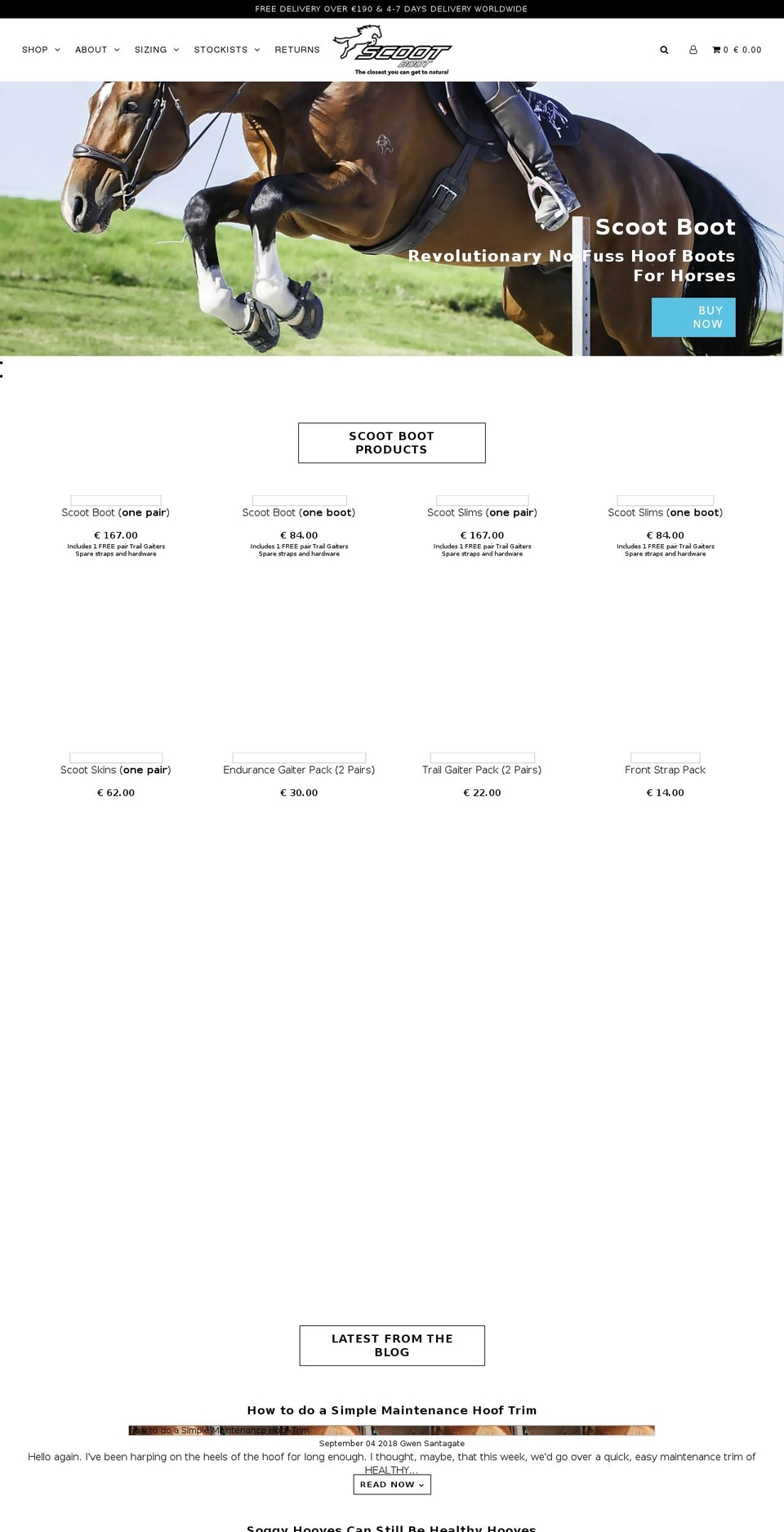 scootbootsswitzerland.com shopify website screenshot