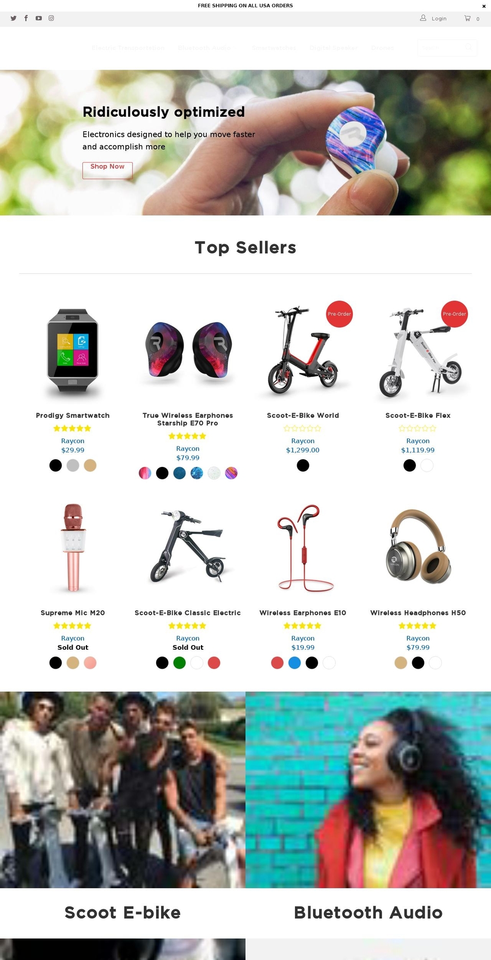 Official (Haewon June-5-2018) Shopify theme site example scootebike.com