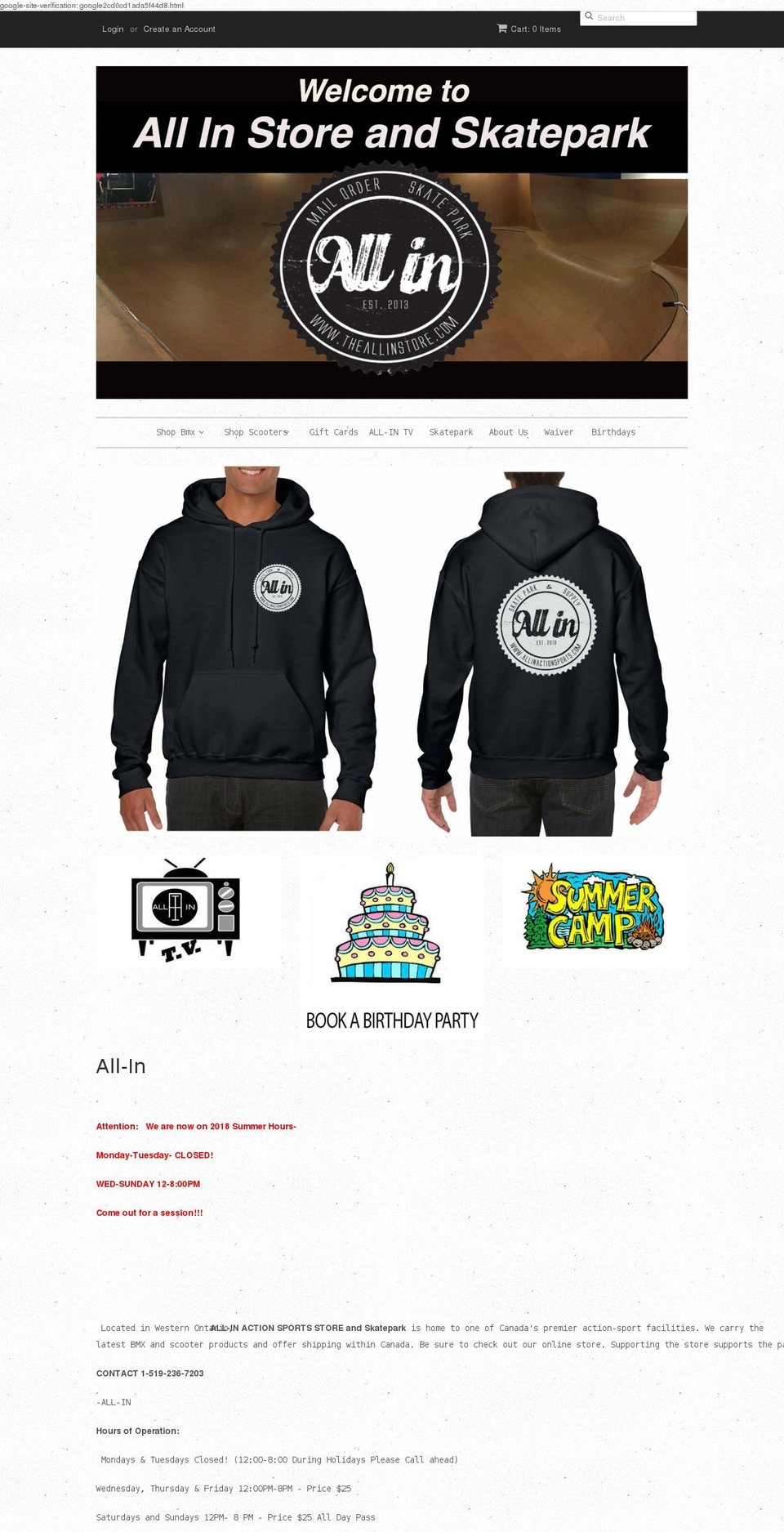 scootersincanada.com — Shopify storefront screenshot