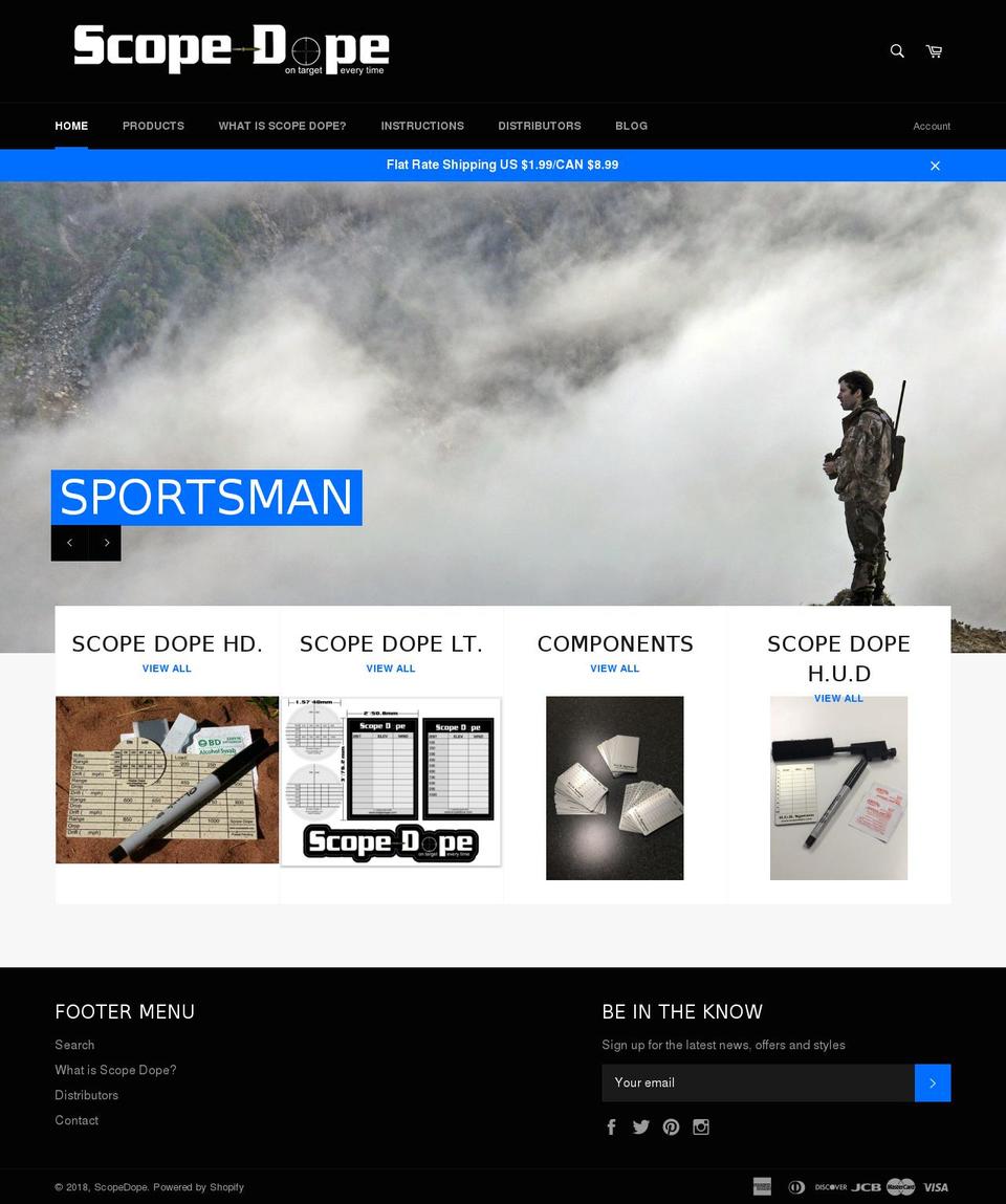 scopedope.com shopify website screenshot