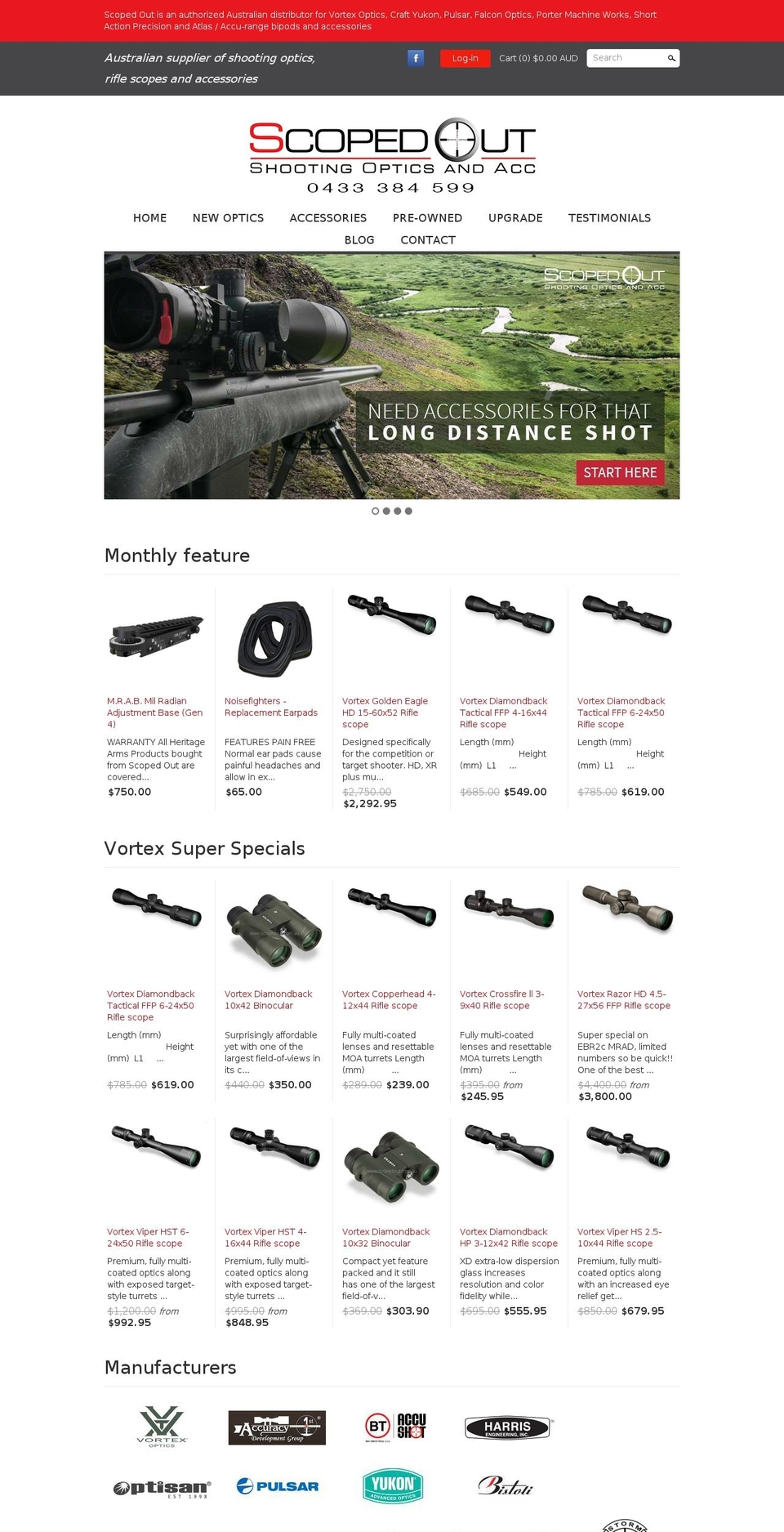 scopedout.com.au shopify website screenshot