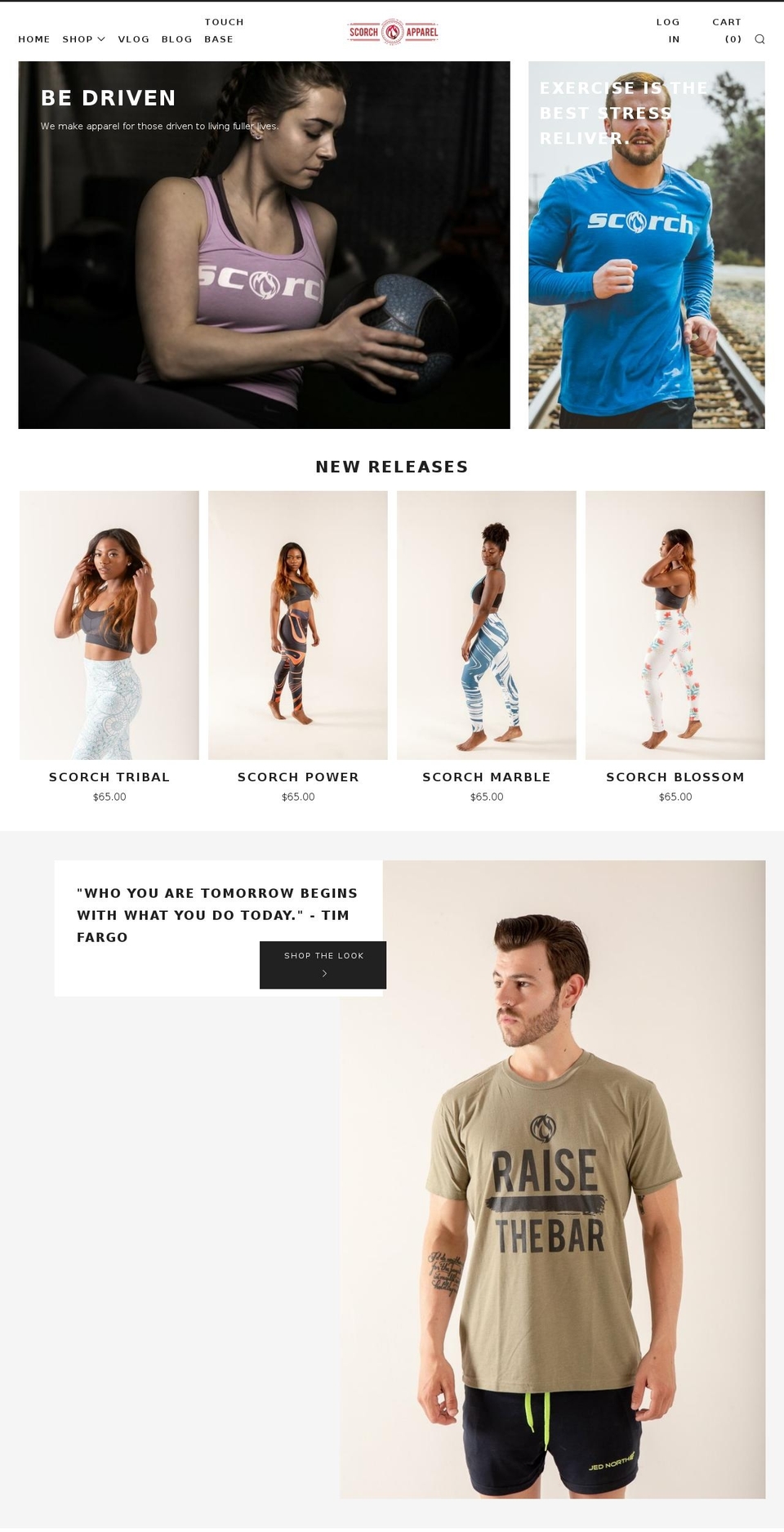 scorchstore.com shopify website screenshot