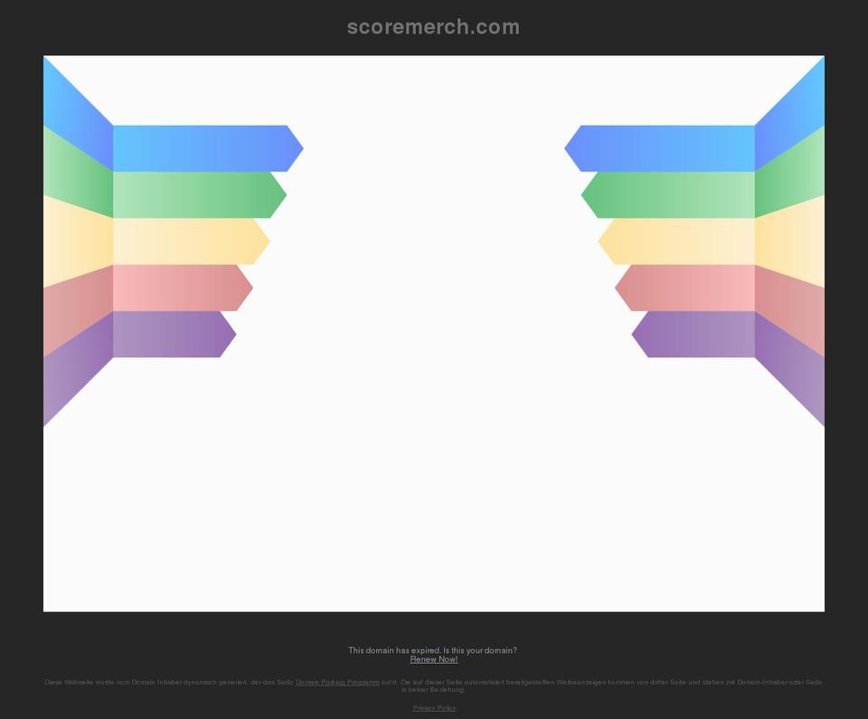 scoremerch.com — Shopify storefront screenshot