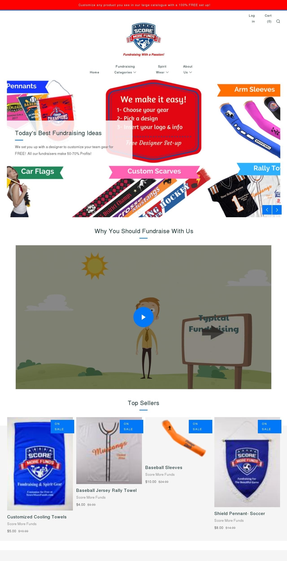 scoremorefunds.com — Shopify storefront screenshot