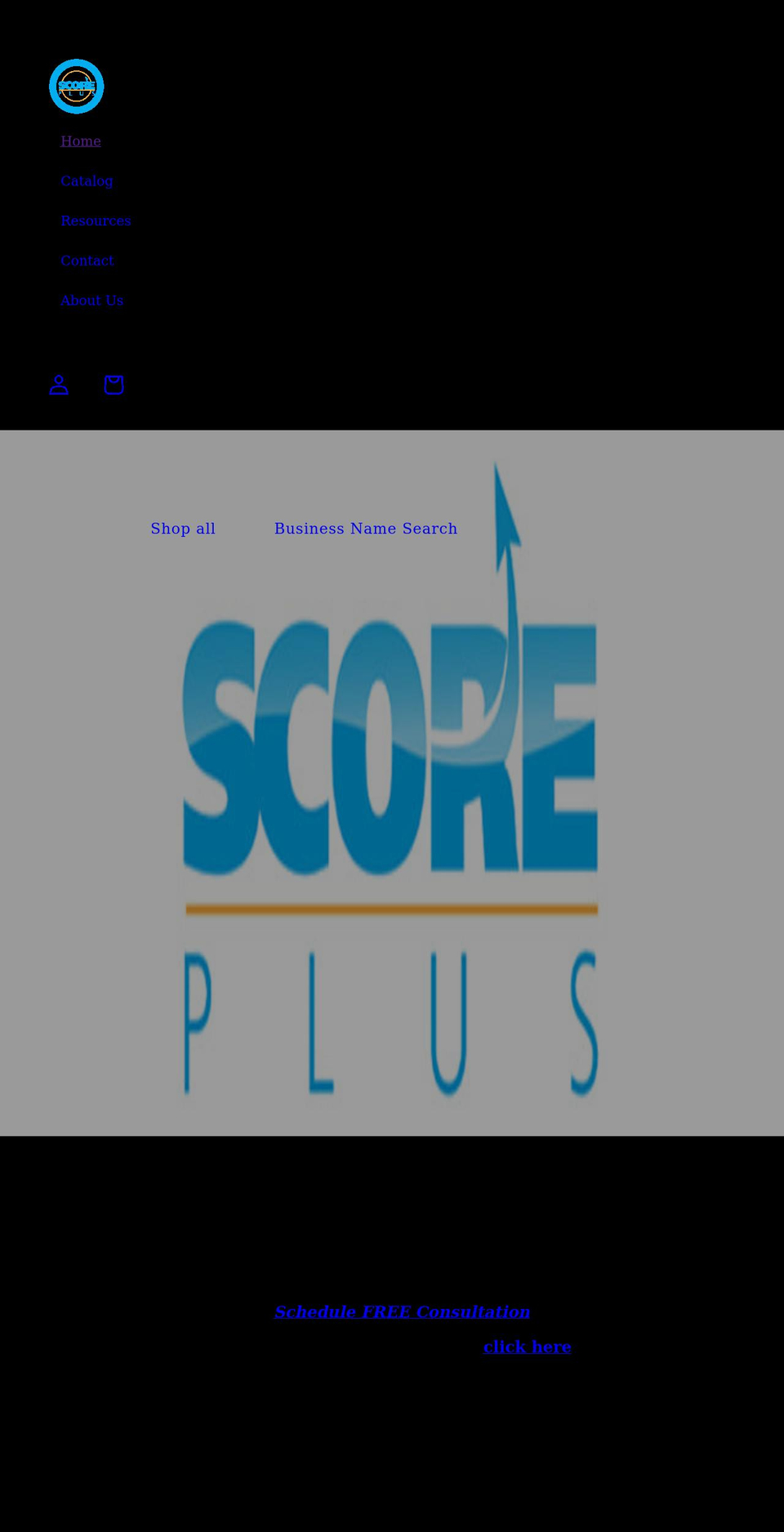 scoreplusllc.com shopify website screenshot