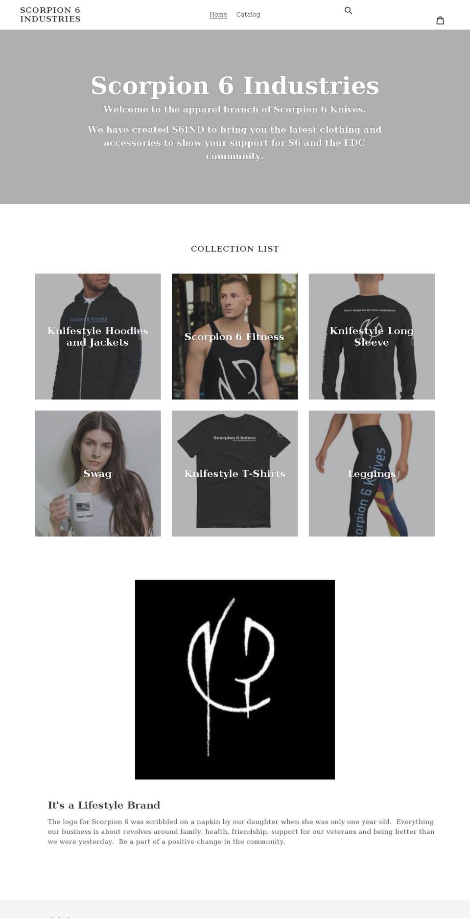 scorpion6industries.com shopify website screenshot