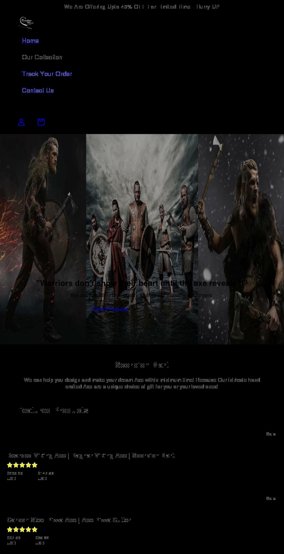 scorpionmart.com shopify website screenshot