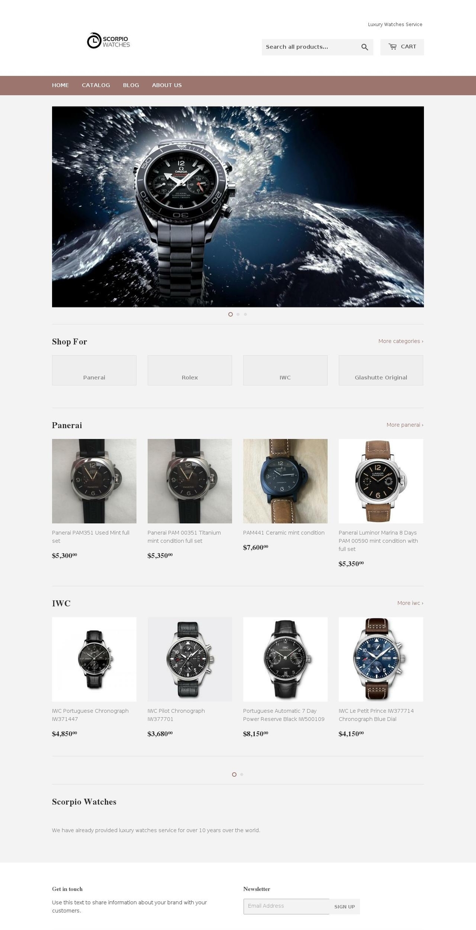 scorpiowatch.com shopify website screenshot