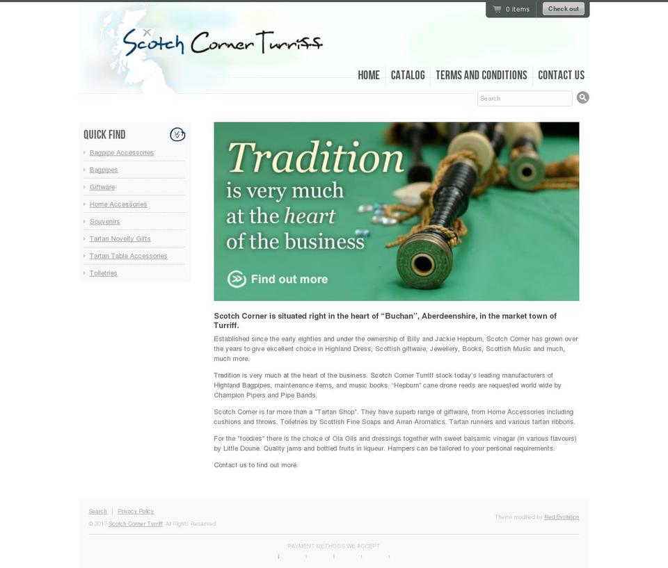 scotchcornerturriff.com shopify website screenshot