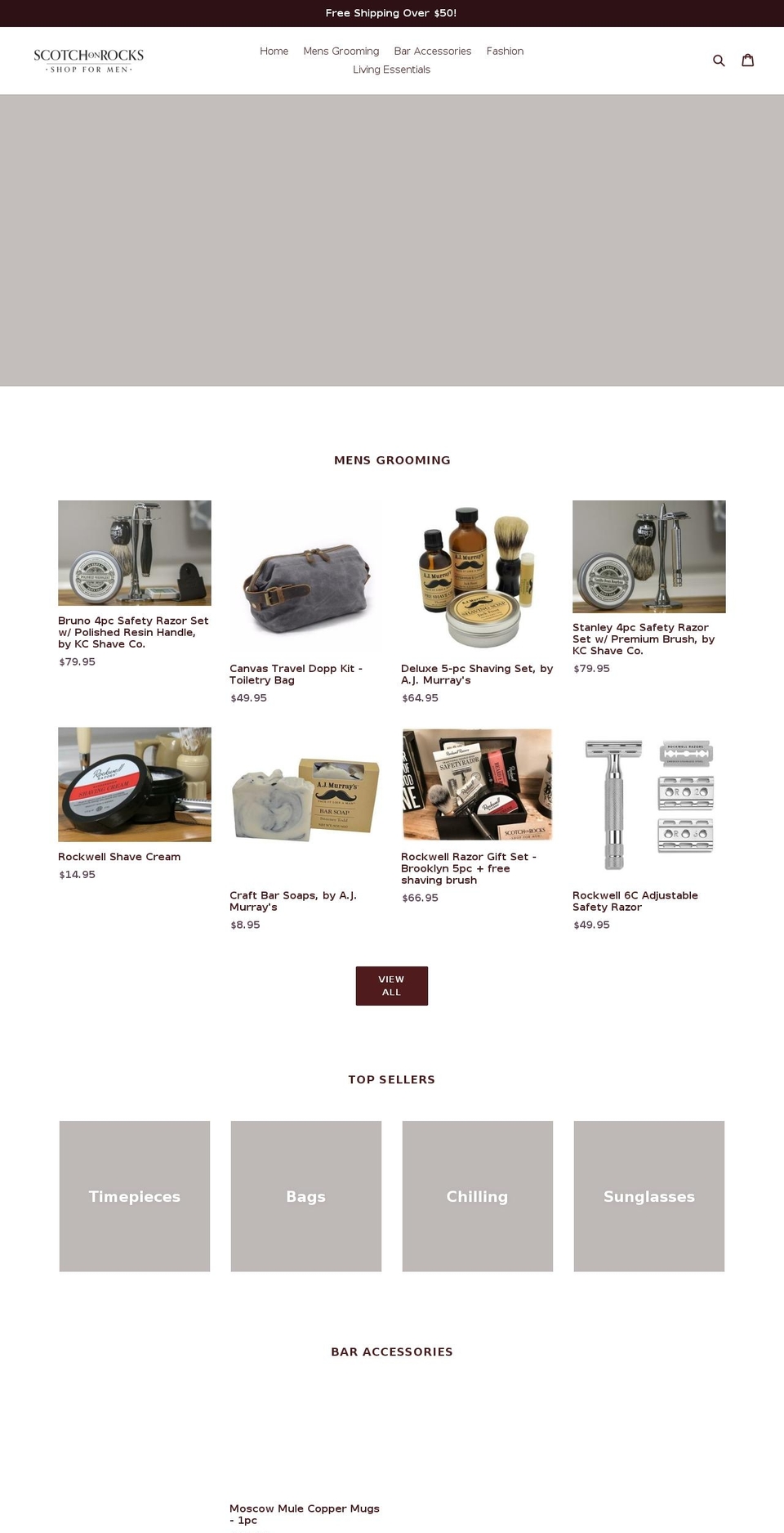 scotchonrocks.com — Shopify storefront screenshot