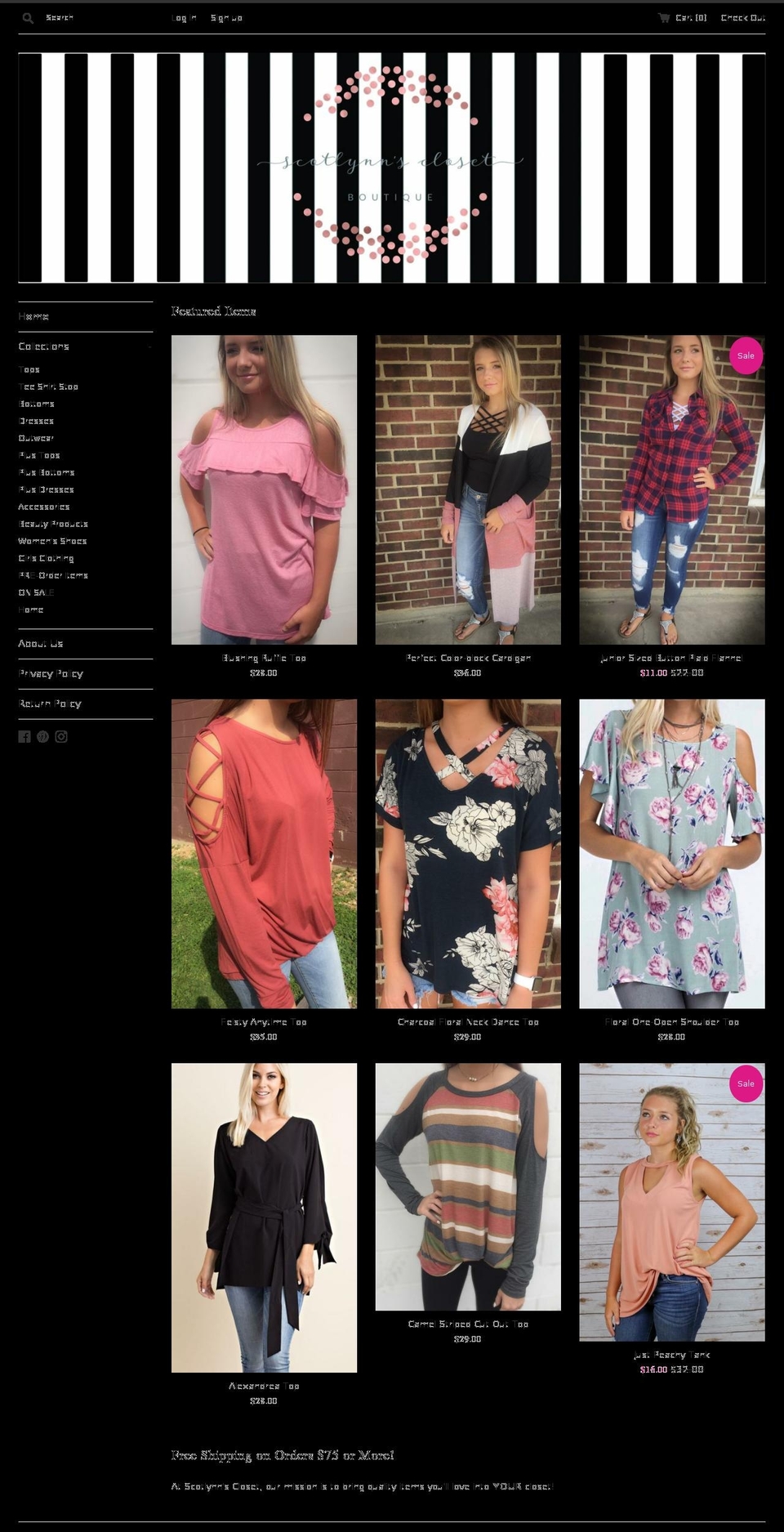 scotlynnscloset.com — Shopify storefront screenshot