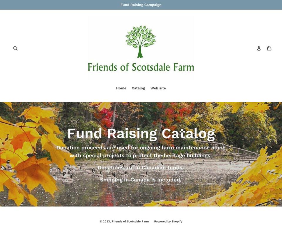 scotsdale-farm.myshopify.com shopify website screenshot