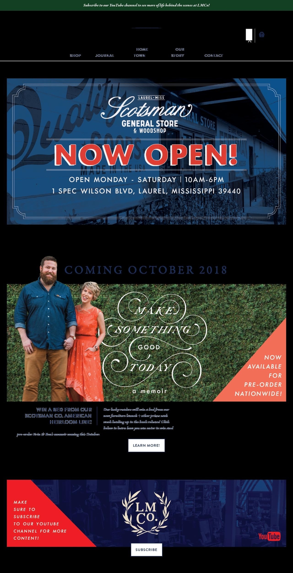 scotsmanco.com — Shopify storefront screenshot