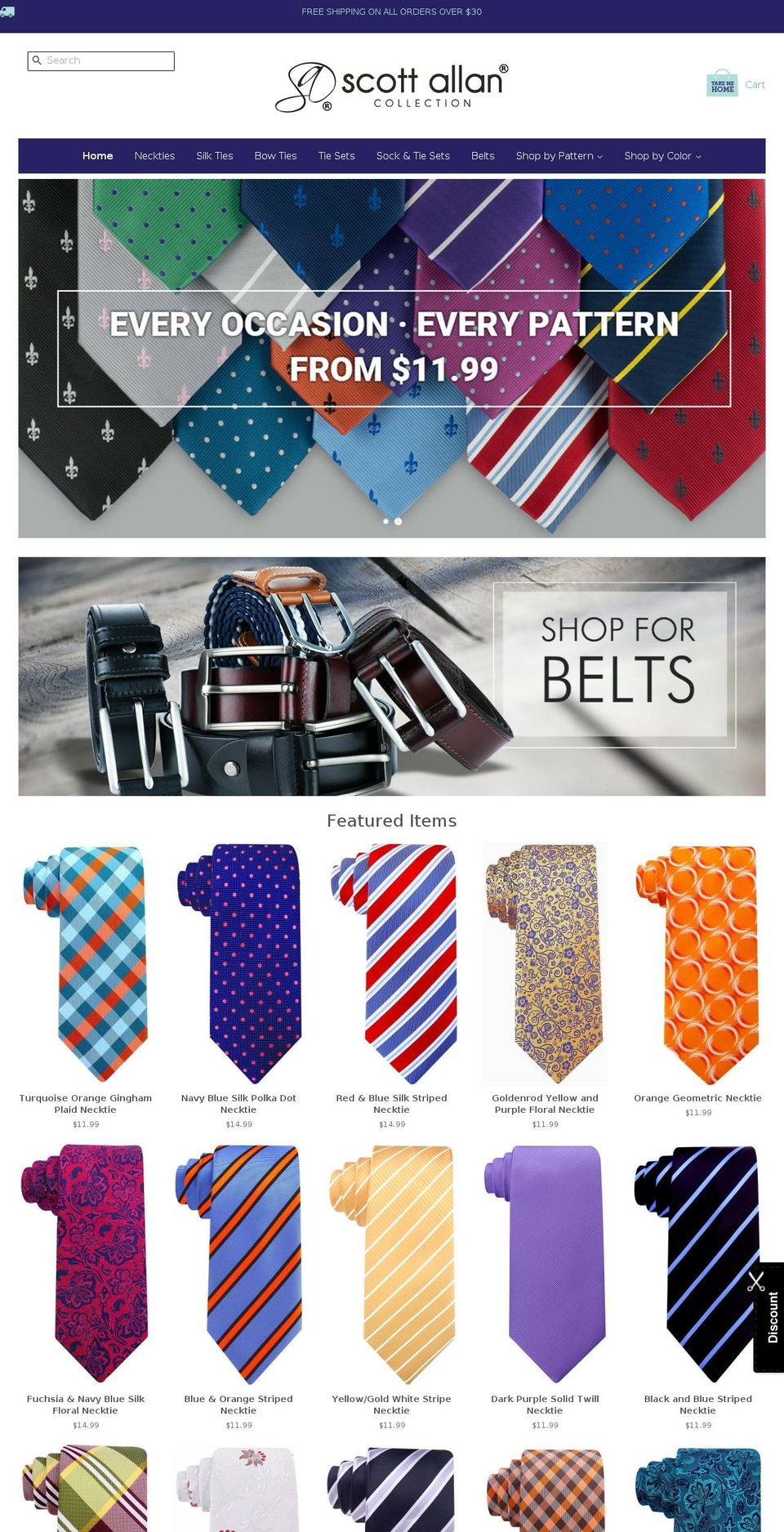 scottallanties.com shopify website screenshot