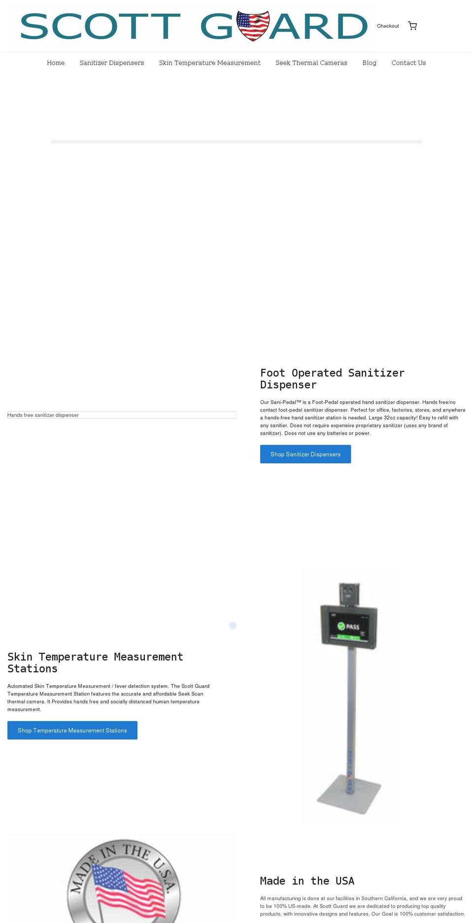 scottguardusa.com shopify website screenshot