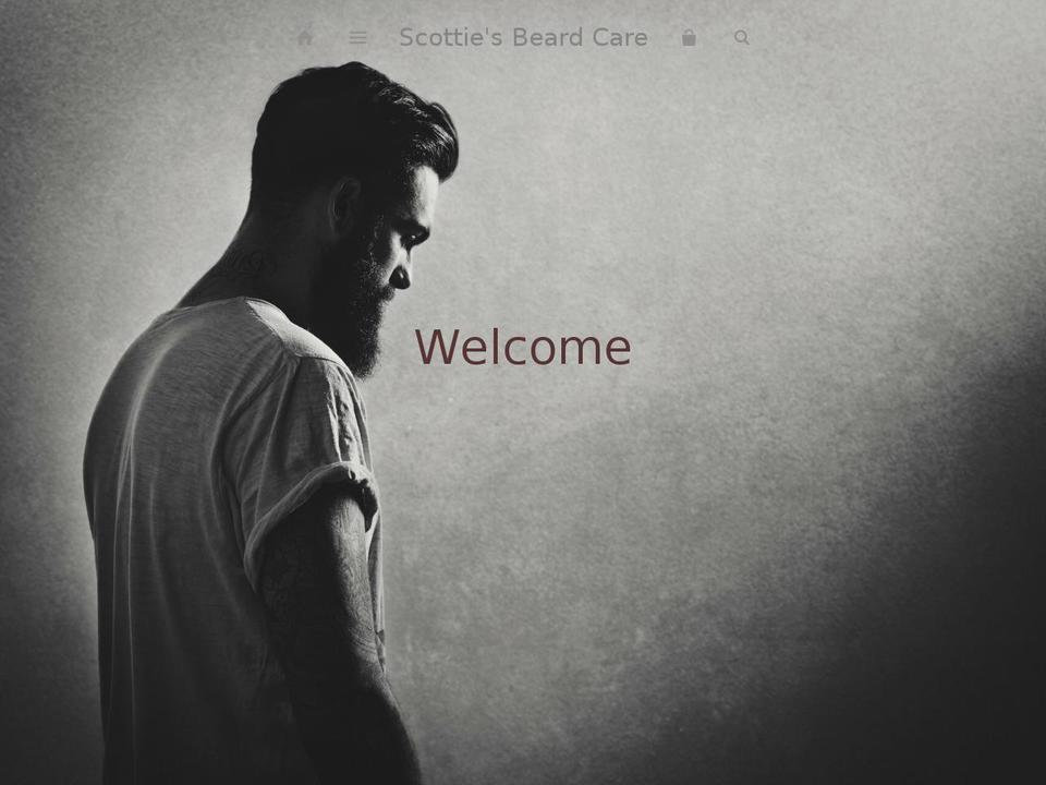 scottiesbeardcare.com — Shopify storefront screenshot