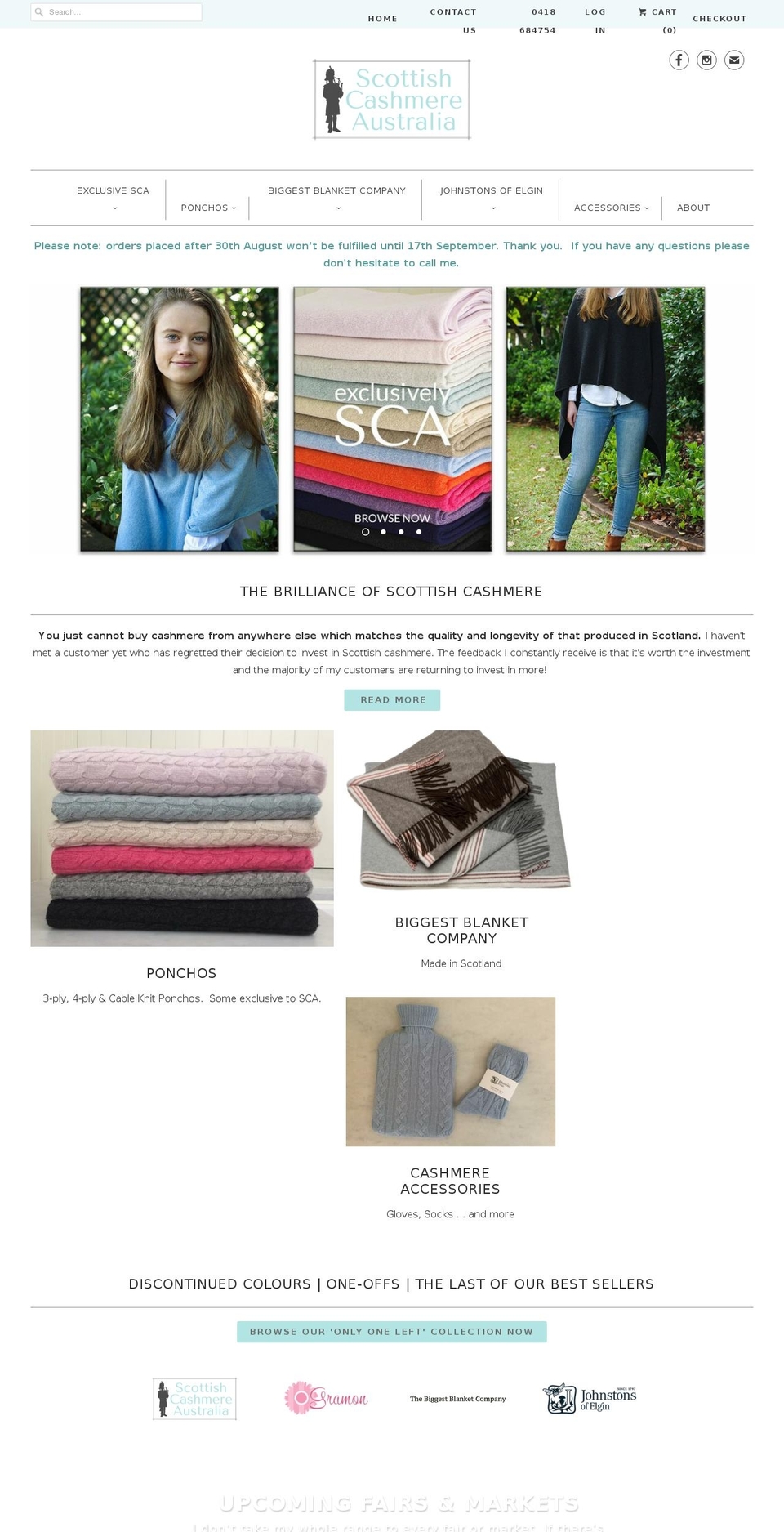 scottishcashmereaustralia.com — Shopify storefront screenshot