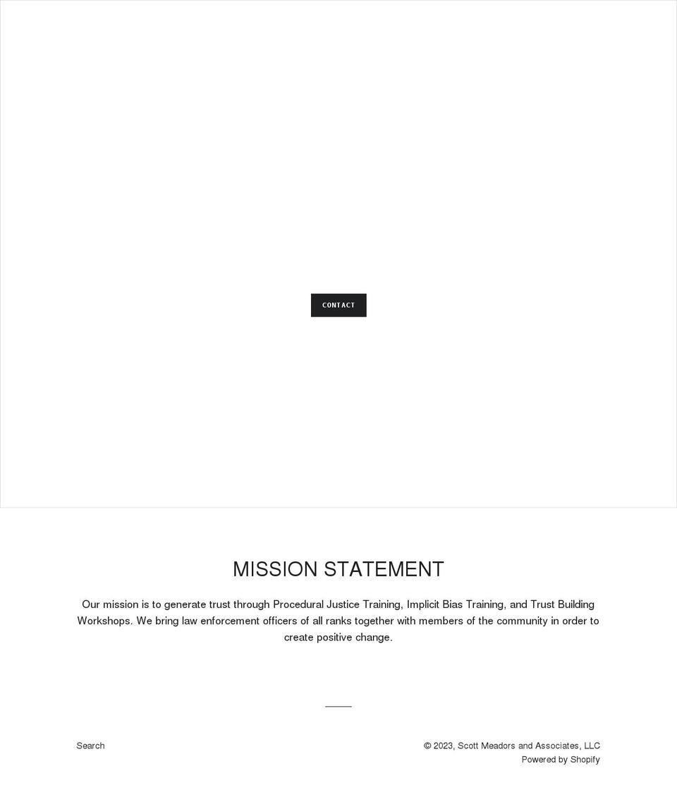 scottmeadors.com shopify website screenshot