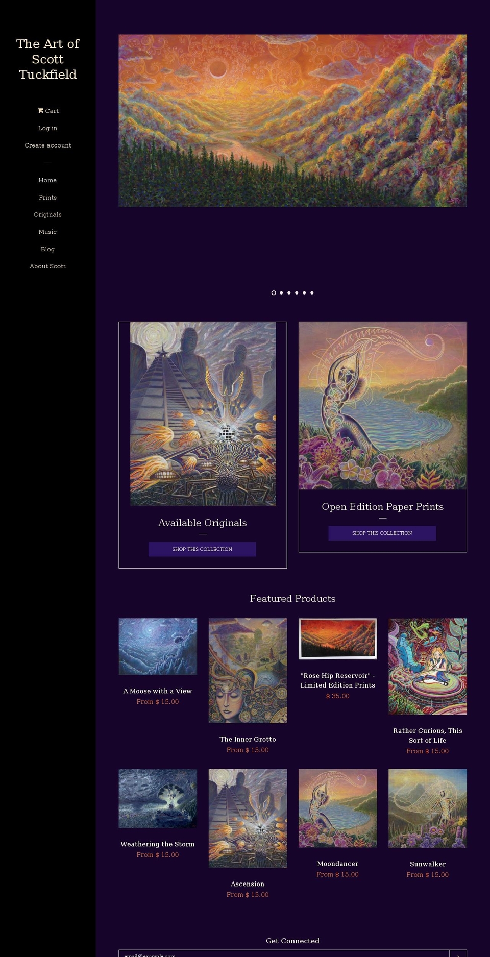scotttuckfield.com shopify website screenshot