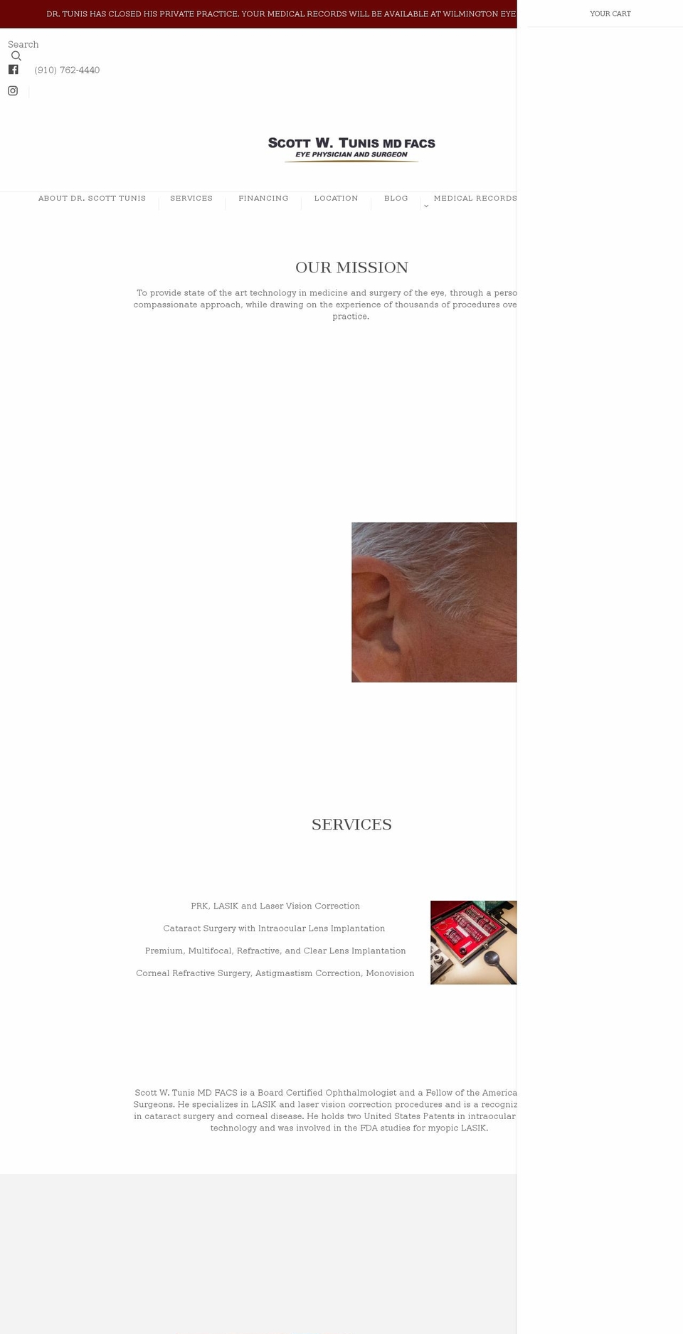 scottwtunismd.com shopify website screenshot