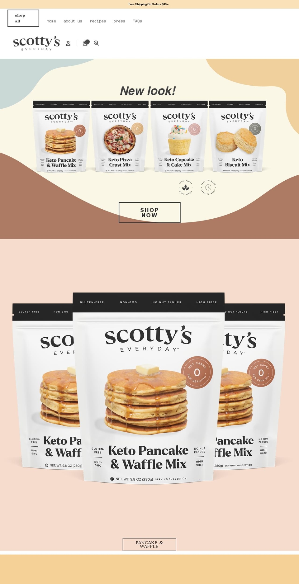 scottyseveryday.com shopify website screenshot