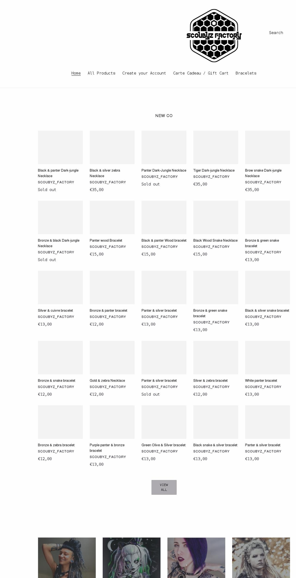 scoubyz-factory.com shopify website screenshot