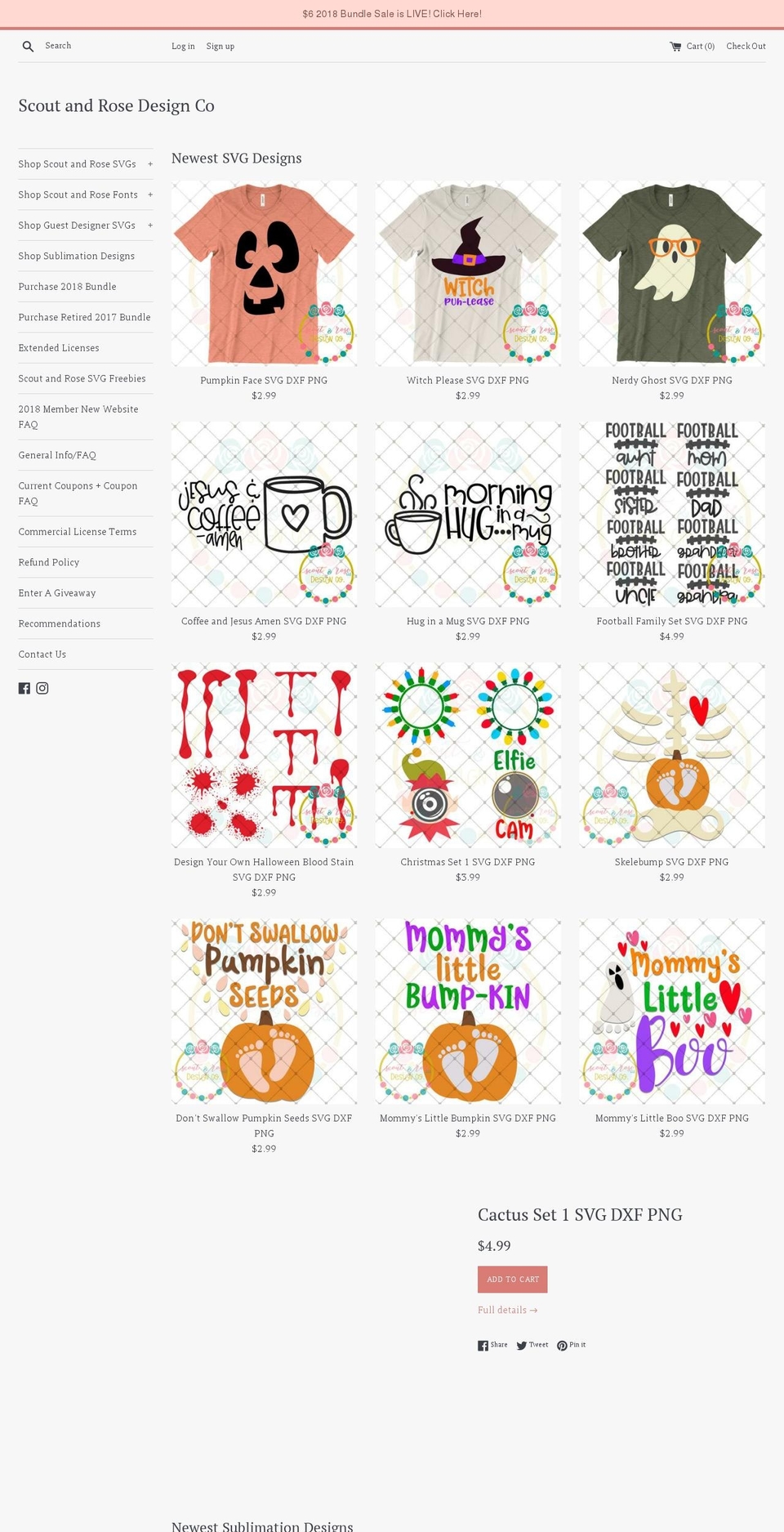 scoutandrose.com — Shopify storefront screenshot