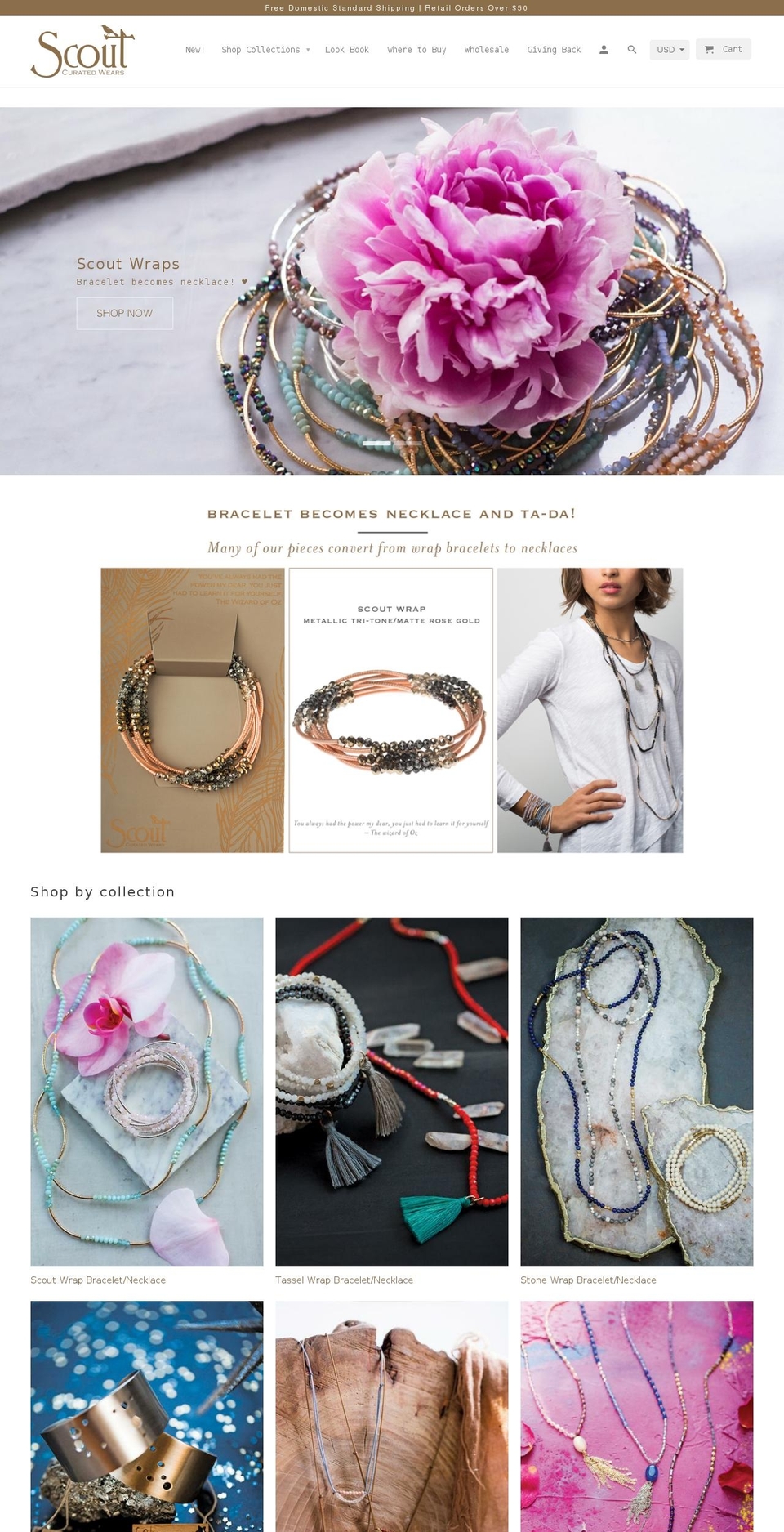 scoutcuratedwears.net shopify website screenshot