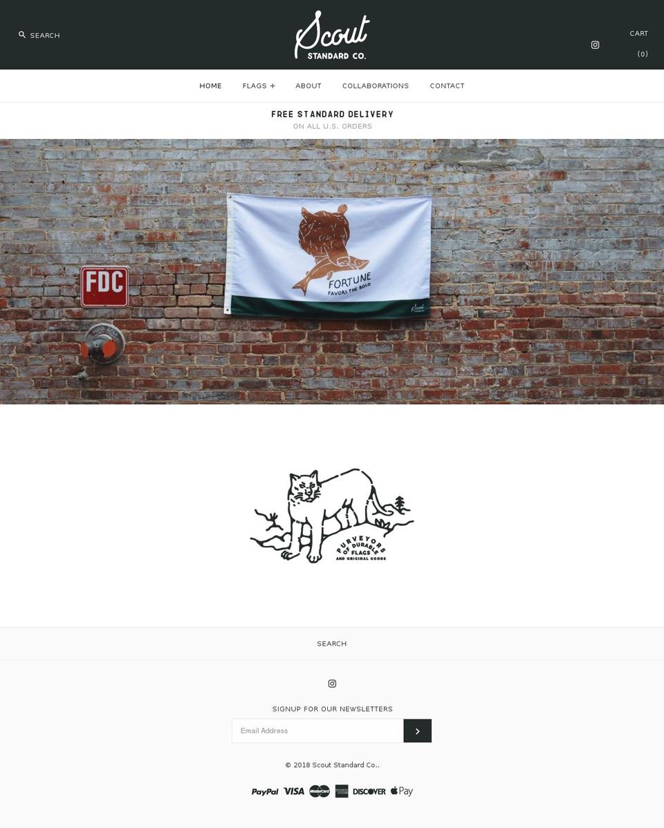 scoutstandard.com — Shopify storefront screenshot