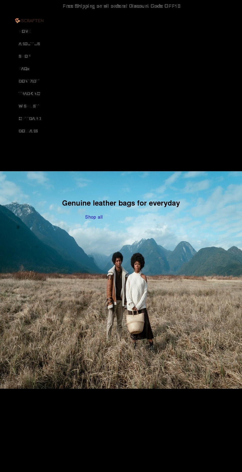 scraften.com shopify website screenshot